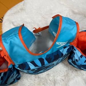 Speedo Kids Swim Vest - Blue and Orange